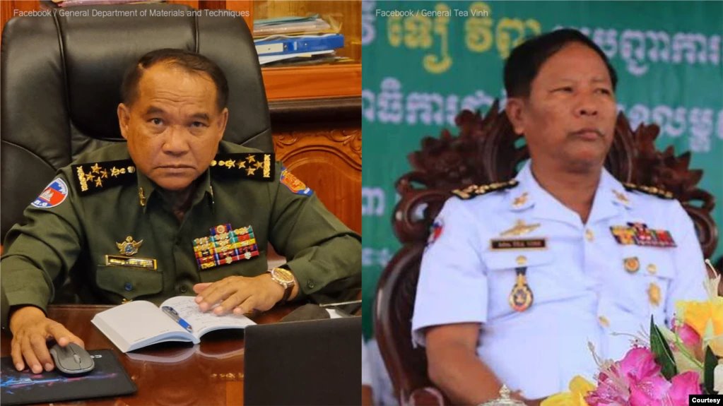  សហរដ្ឋ​អាមេរិក​ដាក់​ទណ្ឌកម្ម​លើ​ឧត្តម​សេនីយ៍​យោធា​កម្ពុជា​ពីររូប​គឺ​លោក ​ចៅ ភិរុណ​ និងលោក​ ទៀ វិញ