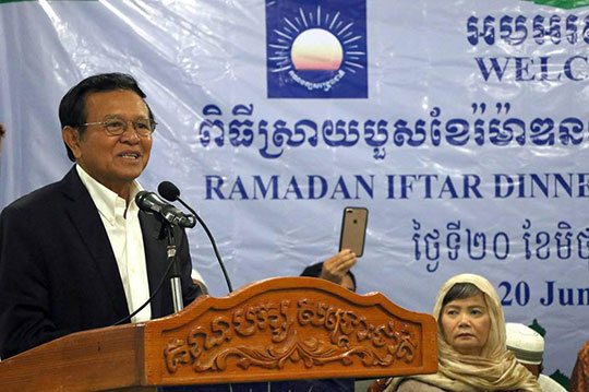 លោក កឹម សុខា ៖ សន្ដិភាពពិតប្រាកដ ត្រូវតែស្ងប់ចិត្ត មិនគំរាមកំហែង