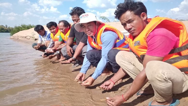 WCS សហការ​ជាមួយ​រដ្ឋបាល​ជលផល លែង​កូន​កន្ធាយ​ចំនួន ១៤៨ ក្បាល ចូល​ទៅ​ក្នុង​ទីជម្រក​ធម្មជាតិ