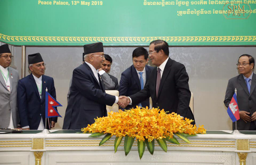 កម្ពុជា-​នេប៉ាល់​ សន្យា​ជំ​រុញ​សក្តា​នុ​ពល​ទេសចរណ៍​រវាងគ្នានឹងគ្នា​