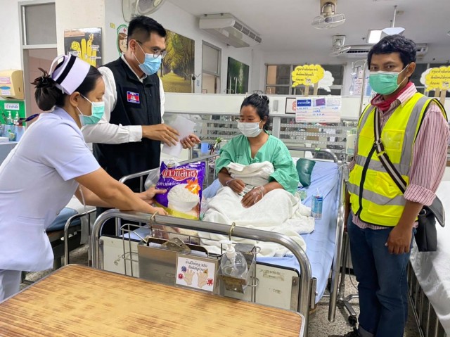 និយោជក ចេញថ្លៃព្យាបាលឲ្យពលករខ្មែរ ដែលរបួសដោយសារបាក់ស្ពានអាកាសនៅថៃ