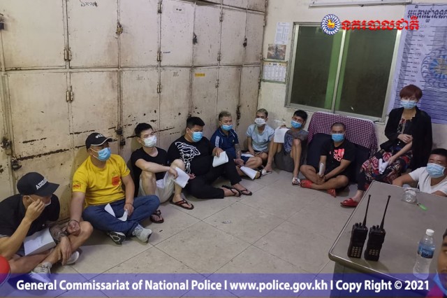 ចិននិងវៀតណាម១៤នាក់ ដែលប្រើល្បិចនាំមនុស្សទៅធ្វើចត្តាឡីស័ក ដើម្បីជំរិតទារប្រាក់ ត្រូវបានឃាត់ខ្លួន