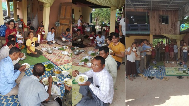 សមត្ថកិច្ច​ខេត្ត​បន្ទាយមានជ័យ​បំភ័យ​សកម្មជន​បក្ស​ប្រឆាំង​បន្ទាប់ពី​ពួកគេ​ហូប​នំ​បញ្ចុក​ជុំ​គ្នា