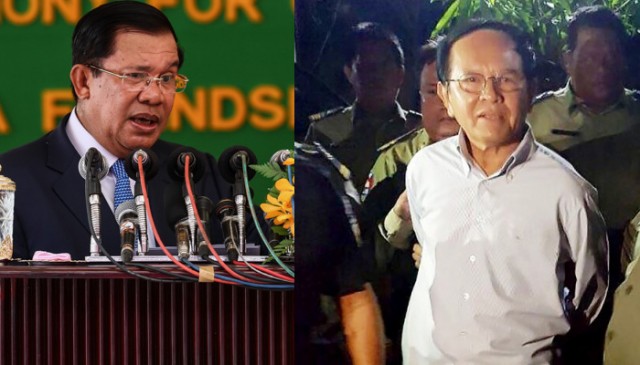 លោក ហ៊ុន សែន អះអាងថាលោក​ជា​អ្នកបញ្ជា​ឲ្យ​ចាប់លោក កឹម សុខា​