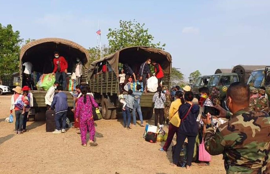 មេ​ខ្យល់​​នាំ​​ពលករ​​ឆ្លងដែន​​ពី​​ថៃ​​ចូល​​កម្ពុជា​​គេច​​ពី​​ការ​​ធ្វើ​​ចត្តា​ឡីស័​ក​ត្រូវ​​បញ្ជូន​​ទៅ​​តុលាការ