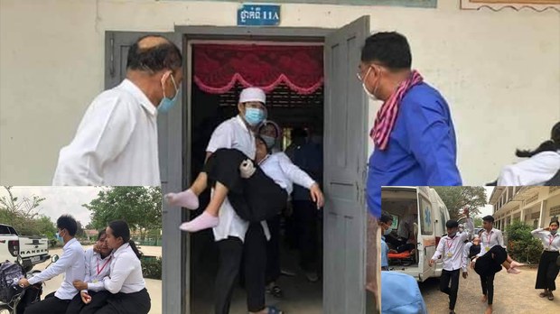 សិស្ស​វិទ្យាល័យ​ភ្នំ​ធំ​​នៅ​ខេត្ត​បន្ទាយមានជ័យ​​​ចំនួន ​២០​នាក់ដែល​បាន​ដួល​សន្លប់​បាន​ធូរ​ស្រាល​ឡើង​វិញ