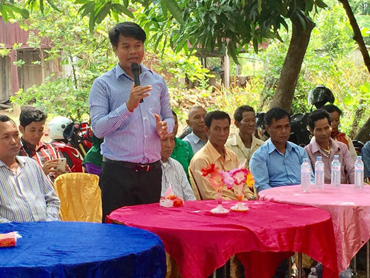 លោក ពេជ្រ  ស្រស់៖គោលនយោបាយអហិង្សា ដើម្បីរក្សាសុវត្ថិភាពបេក្ខជន