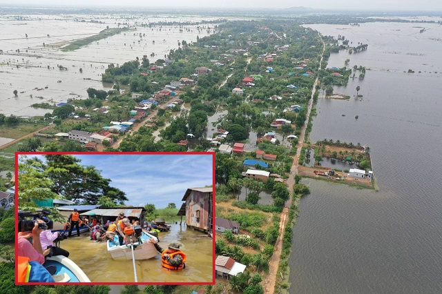ពលរដ្ឋជិត ២ម៉ឺនគ្រួសារ​នៅបន្ទាយមានជ័យ រងគ្រោះដោយសារទឹកជំនន់ 