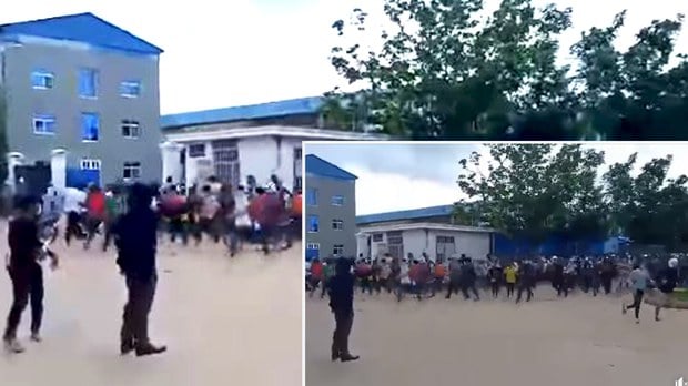 កម្មករ​ថា ការ​ស្នាក់នៅ​ក្នុង​រោងចក្រ​ពិបាក​ទើប​នាំ​គ្នា​រត់​ចេញ