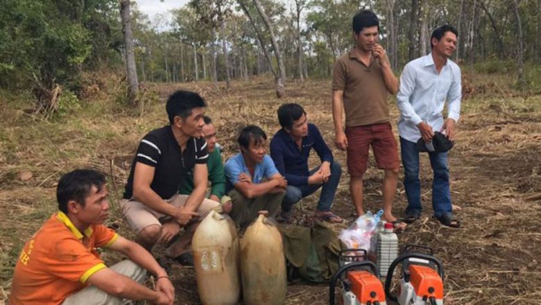 សមត្ថ​កិច្ច​​ស៊ើប​រក​ការ​ជាប់​ពាក់​ព័ន្ធ​របស់​ក្រុម​ហ៊ុន​មួយ​​និង​ជន​ជាតិ​វៀត​ណាម​ ៨ ​នាក់​ ចូល​ឈូស​ឆាយ​ដីព្រៃ​
