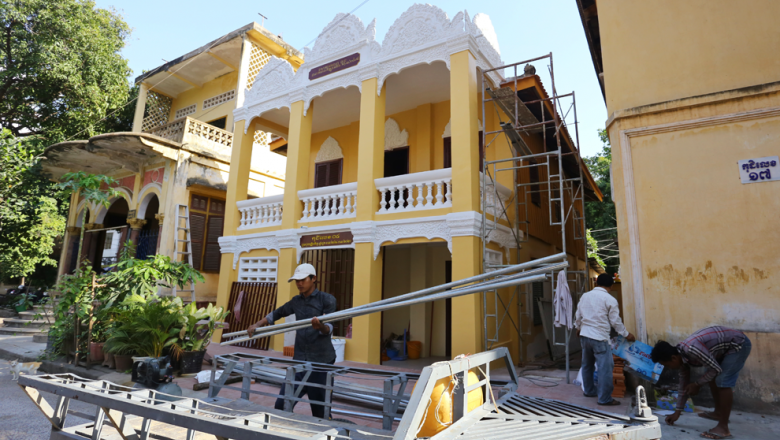 សំណង់​បុរាណ​ខ្មែរ​ ២ ​នៅ​វត្ត​លង្កា​កំពុង​ជួសជុល​ដោយ​ត្រូវ​រក្សា​លំនាំ​ដើម