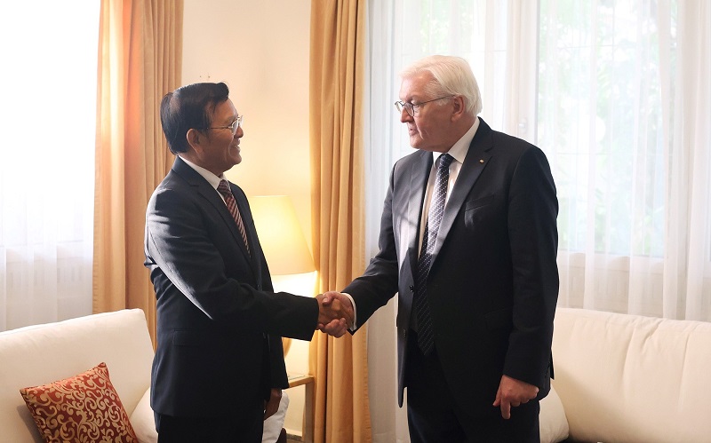 ប្រធានាធិបតីអាល្លឺម៉ង់ ឆ្លៀតជួបលោក កឹម សុខា