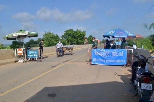 កម្មករ៣៨នាក់ និងកុមារីម្នាក់ នៅកំពង់ចាម វិជ្ជមានកូវីដ-១៩ 