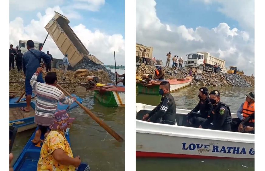 ពលរដ្ឋ​នៅ​ជាប់​បឹងតាមោក​តវ៉ា​ប្រឆាំង​អាជ្ញាធរ​ចុះ​រុះរើ​កន្លែង​ចិញ្ចឹមត្រី​របស់​ពួកគេ ខណៈ​ជម្លោះ​ដីធ្លី​មិនទាន់​ដោះស្រាយ​ចប់