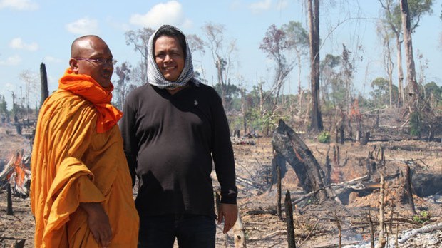 ព្រៃឡង់​កំពង់ធំ និង​ស្ទឹងត្រែង​ដែល​​បណ្ឌិត កែម ឡី ធ្លាប់​ចុះ​ទៅ​ដល់ រង​ការ​បំផ្លិចបំផ្លាញ