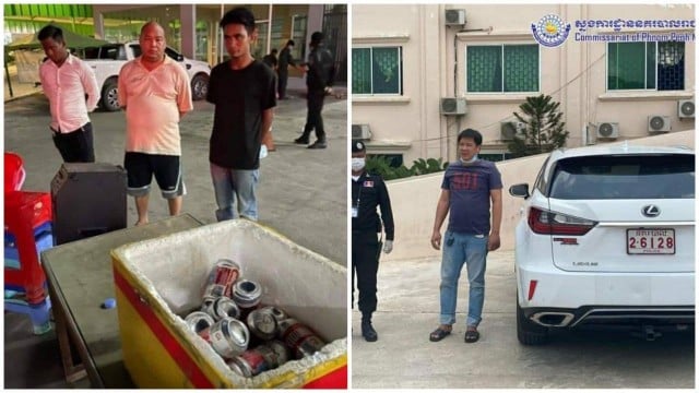 មនុស្ស៥នាក់ ត្រូវបានឃុំនៅពន្ធនាគារ ដោយសារល្មើសបម្រាមបិទខ្ទប់ របស់រដ្ឋ 