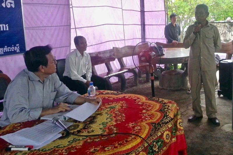 លោក កឹម សុខា ចុះ​​​មូលដ្ឋាន​​​ប្រមូលមតិកែលម្អក្រោយការ​​​បោះ​​​ឆ្នោត​​​