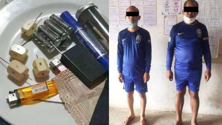 សមត្ថកិច្ច​កំពុង​សួរ​ព្រះសង្ឃ ២ អង្គ​ និង​មនុស្ស ២ នាក់​ករណី​បំពាន​បម្រាម​ និង​ក្លែងខ្លួន​ជា​មន្ត្រី​នគរបាល