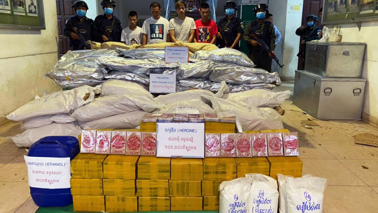 ឆ្នាំ​ ២០២០ ​សមត្ថកិច្ច​ចាប់ខ្លួន​មនុស្ស​ជាង​ ២ ​ម៉ឺន​នាក់​ ពាក់ព័ន្ធ​នឹង​គ្រឿងញៀន និង​រឹបអូស​បាន​ជាង​ ៣ ​តោន