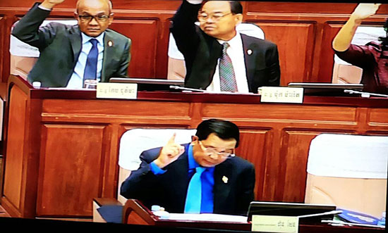 សភាអនុម័ត សេចក្តីព្រាង ពិធីសារអនុវត្តកិច្ចសន្យា នៃសេវាកម្មដឹកជញ្ជូន តាមផ្លូវអាកាស សំឡេង៦៥លើ៦៥