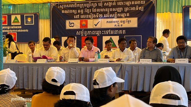 គណបក្សឆន្ទៈខ្មែរ ឃោសនារកសំឡេងឆ្នោតព្រឹទ្ធសភានៅខេត្តត្បូងឃ្មុំ