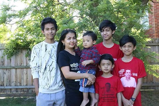 ភរិយាសពលោក កែម ឡី មិនគាំទ្រការបង្កើតបក្សថ្មីរបស់ប្អូនថ្លៃ