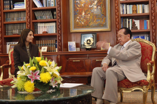 លោក ហោ ណាំហុង ទទួលជួប តំណាង UNICEF ដែលទើបតែងតាំងថ្មី
