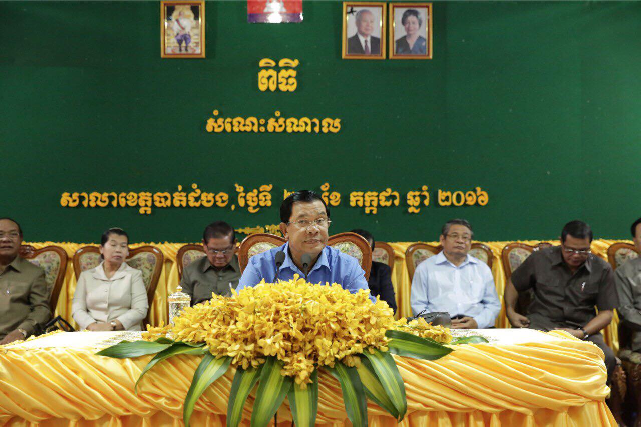 លោកនាយករដ្ឋមន្ត្រីប្រាប់ឲ្យពលរដ្ឋចូលរួមពង្រឹងនីតិរដ្ឋនិងទៅចុះឈ្មោះបោះឆ្នោត