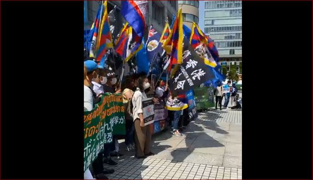 ពលរដ្ឋ​ខ្មែរ​នៅ​ជប៉ុន តវ៉ា​ប្រឆាំង​រដ្ឋាភិបាល លោក ហ៊ុន សែន