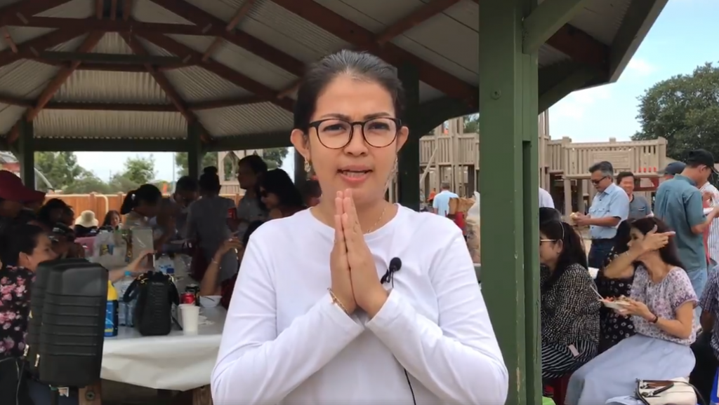 ភរិយាលោក កែម ឡី ធ្វើបាតុកម្មប្រឆាំងលោក ហ៊ុន សែន​ នៅអូស្រ្តាលី