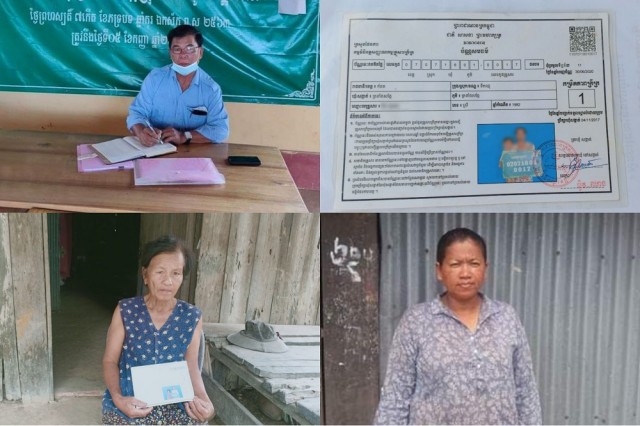 បណ្ណក្រីក្របានជួយជីវភាពមួយផ្នែក ដល់ពលរដ្ឋក្រីក្រចំនួន៨៤គ្រួសារ នៅឃុំត្រពាំងសង្កែ