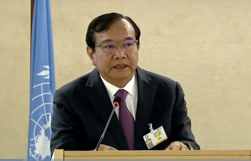 កម្ពុជាប្រាប់ UN ថា ខ្លួនរងការរិះគន់ច្រើនជាងសរសើជុំវិញបញ្ហាគោរពសិទ្ធិមនុស្ស