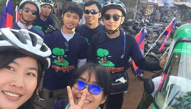 ក្រុម​យុវជន​បន្ត​យុទ្ធនាការ​ជិះ​កង់​ថ្ងៃ​ទី​៣ ដើម្បី​បំផុស​ការចូលរួម​ថែរក្សា​ព្រៃ​ព្រះ​រកា