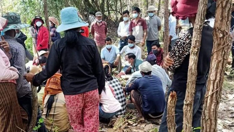 ពលរដ្ឋ​តវ៉ា​មិន​ឱ្យ​ឈូស​ដីព្រៃ ធ្វើ​ប្រទានកម្ម​ជូន​គ្រួសារ​យោធិន