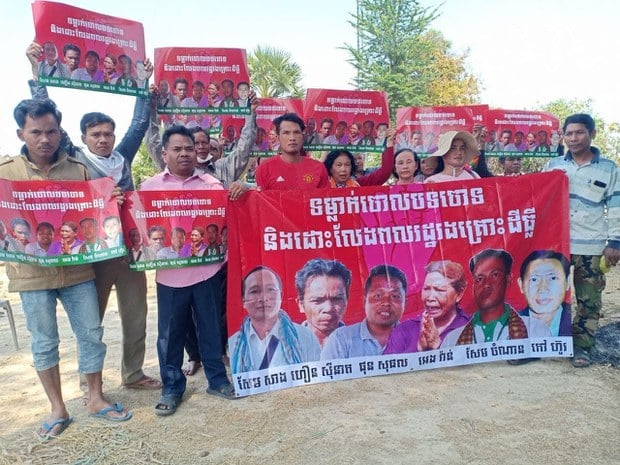 ក្រុមសហគមន៍​រងគ្រោះ​ដីធ្លី​តាម​បណ្តាខេត្ត​ធ្វើយុទ្ធនាការ​ទាមទារ​ឲ្យ​ដោះលែង​សកម្មជន​ដីធ្លី