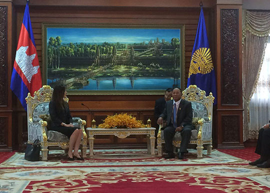 លោក ហេង សំរិន ទទួលជួបទូតតួកគីប្រចាំកម្ពុជា