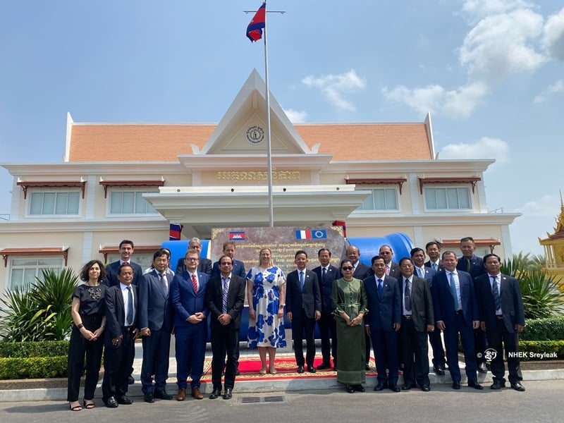 EU ផ្តល់ជំនួយ១៣លានដុល្លារ គំាទ្រដល់គម្រោងរោងចក្រផលិតទឹកស្អាតបាក់ខែង ដំណាក់កាលទី៣