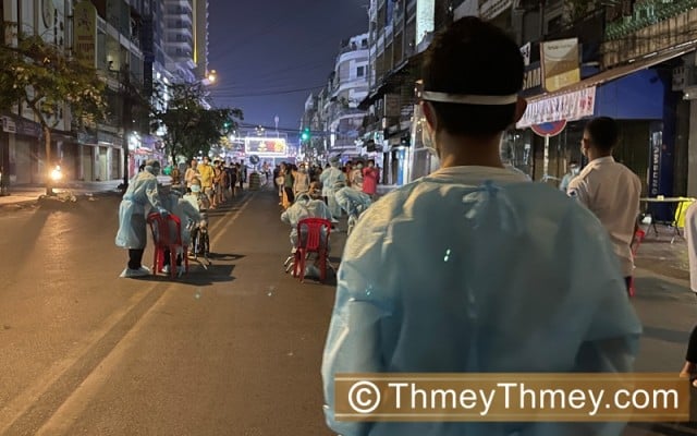 កូវីដ-១៩៖ ករណីថ្មីមាន​ដល់ទៅ៥៧៦ ដោយជាង៥០០នាក់ស្ថិតក្នុងរាជធានីភ្នំពេញ 