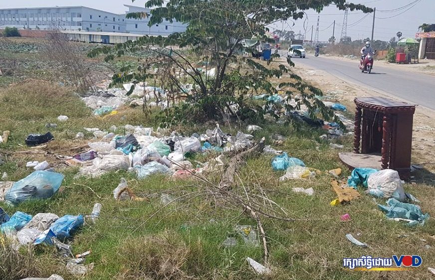 អាជ្ញាធរ​សង្កាត់​ក្រាំងធ្នុងនឹង​ដាក់​កម្លាំង​ឃ្លាំ​មើល​អ្នក​ចោល​សំរាម​