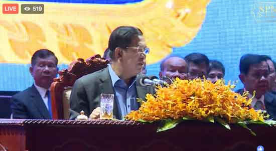 លោកនាយករដ្ឋមន្ត្រី ហ៊ុន សែន ៖ បើផ្ទេរអំណាច គឺផ្ទេរឲ្យកូនចៅជំនាន់ក្រោយ របស់បក្សកាន់អំណាច មិនមែនបក្សប្រឆាំងនោះទេ