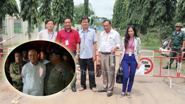 ក្រុម​មេធាវី​បាន​ជួប​ឯកឧត្តម កឹម សុខា នៅ​ពន្ធនាគារ​ត្រពាំង​ផ្លុ​ង​ហើយ​
