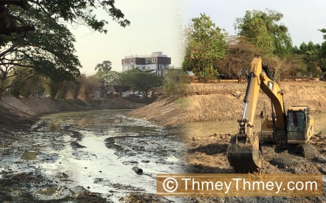 អាជ្ញាធរ កំពុងស្ដារស្ទឹងសៀមរាប ក្នុងគម្រោងអភិវឌ្ឍន៍ហេដ្ឋារចនាសម្ព័ន្ធក្នុងក្រុង 