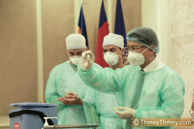 មនុស្សជាង១៤ម៉ឺននាក់ បានចាក់វ៉ាក់សាំងកូវីដ-១៩