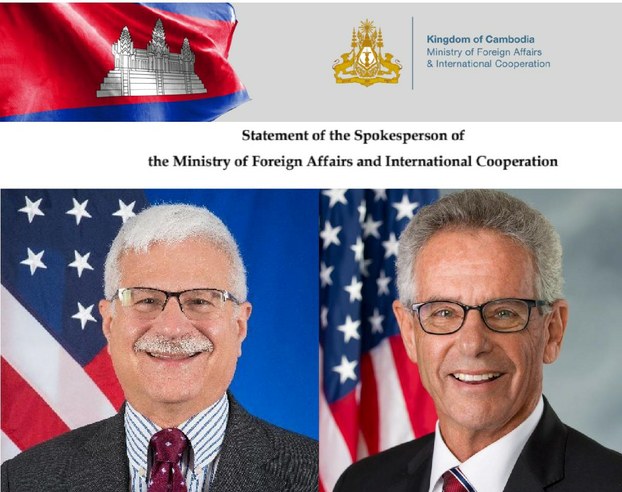 ក្រសួង​ការបរទេស​ ចោទសមាជិកសភា​ និង​មន្រ្តីការបរទេស​អាមេរិក​ ថាមិន​យល់ពី​សភាពការណ៍​ពិត​ និង​ច្បាប់​កម្ពុជា