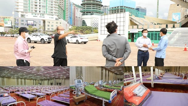 សាលារាជធានីភ្នំពេញ​ប្រកាស​យក​ស្តាតអូឡាំពិក​និង​ទីតាំង​សំខាន់​ពីរ​ទៀត​ជា​ទី​កន្លែង​ព្យាបាល​អ្នក​ជំងឺ​កូវីដ​១៩កម្រិតស្រាល