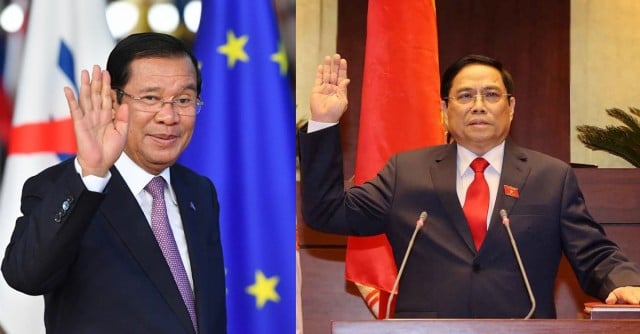 នាយករដ្ឋមន្រ្តីកម្ពុជា-វៀតណាម ផ្តើមផ្សារភ្ជាប់ទំនាក់ទំនងជាមួយគ្នា តាមរយៈកិច្ចសន្ទនាលើកដំបូងក្នុងទូរស័ព្ទ 