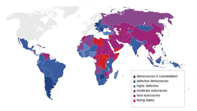 របាយការណ៍​ថា​​​ គុណភាព​ប្រជាធិបតេយ្យ​កម្ពុជា ធ្លាក់​ចុះ​ដុនដាប