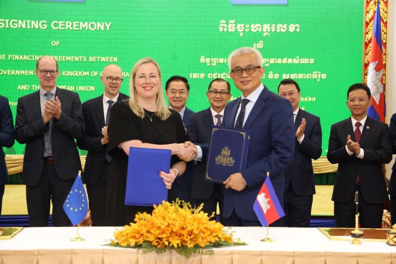 EU ផ្តល់ជំនួយឥតសំណង​ដល់កម្ពុជា ​ជាង៨០លានដុល្លារ លើកម្មវិធីអភិវឌ្ឍចំនួន៤