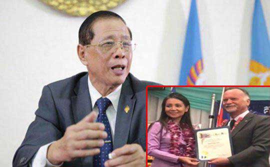 អ្នកនាំពាក្យCPP ថា ការផ្តល់ប័ណ្ណសរសើរដល់កញ្ញា កឹមនោវិទ្យាមិនជារឿចម្លែកទេ