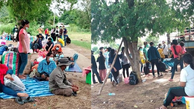 ពលករ​ខ្មែរ​មួយ​ចំនួន នាំ​គ្នា​ត្រឡប់​ទៅ​កម្ពុជា​វិញ​ទាំង​ឈឺ ដោយសារ​គ្មាន​លទ្ធភាព​ព្យាបាល​នៅ​ថៃ